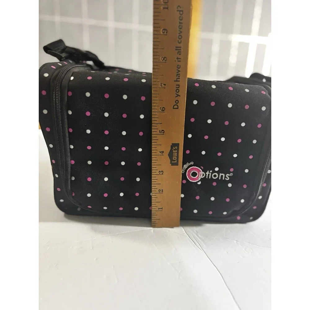 Creative Options Stow'n'Go Shoulder Tote W/ Three Trays of Rainbow Loom Supplies